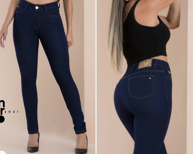 Calca Skinny Cos Alto