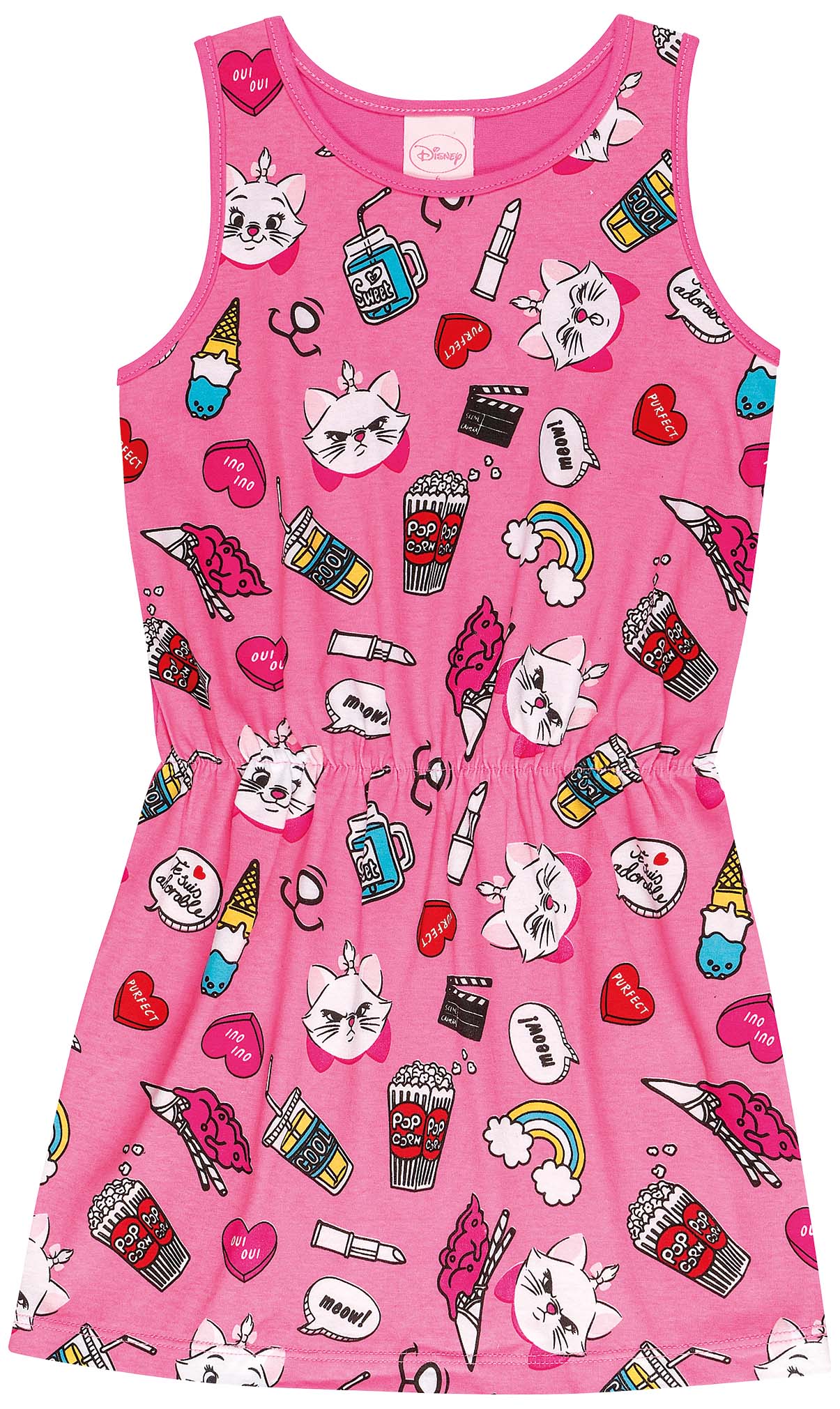 Vestido Meia Malha Infantil