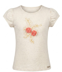 Blusa c/ flores Inf. Fem.