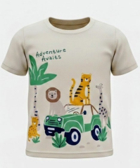 Camiseta c/ Estampa Bichos Inf Masc.