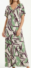 Vestido Estampado C/ Amarracao Plussize